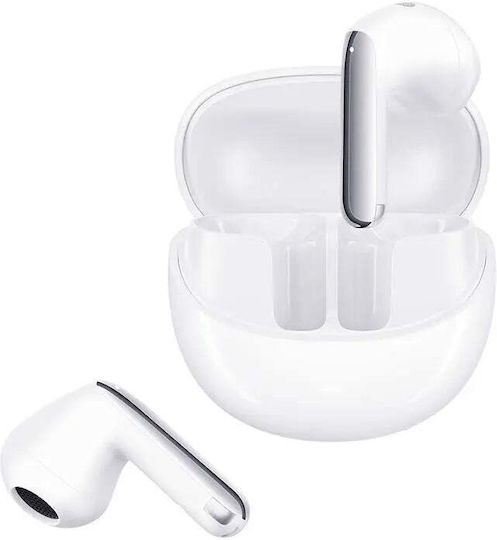 QCY HT 10 Pro Earbud Bluetooth хендсфри Слушалки с Устойчивост на Пот и Кутийка за Зареждане Бял