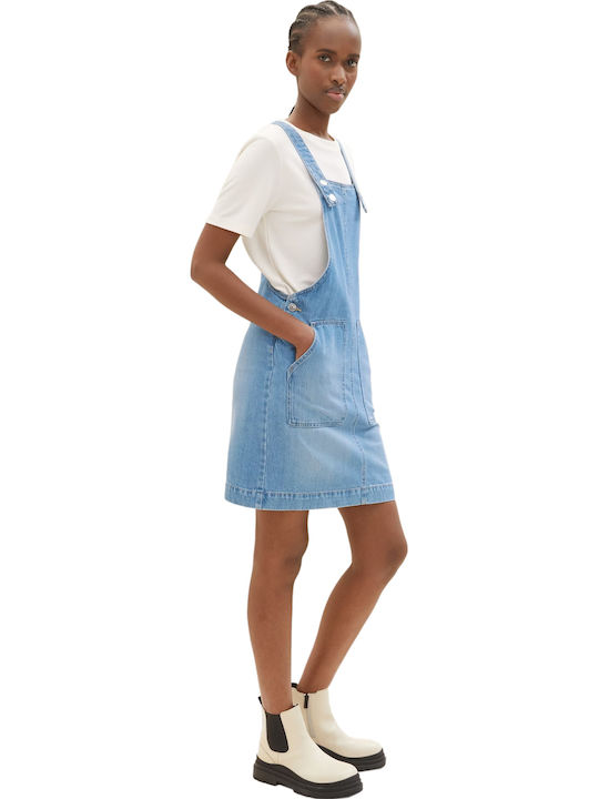Summer Mini Denim Blue Dress
