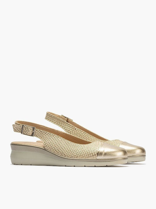 Anatomische Damenplattformen Goldene