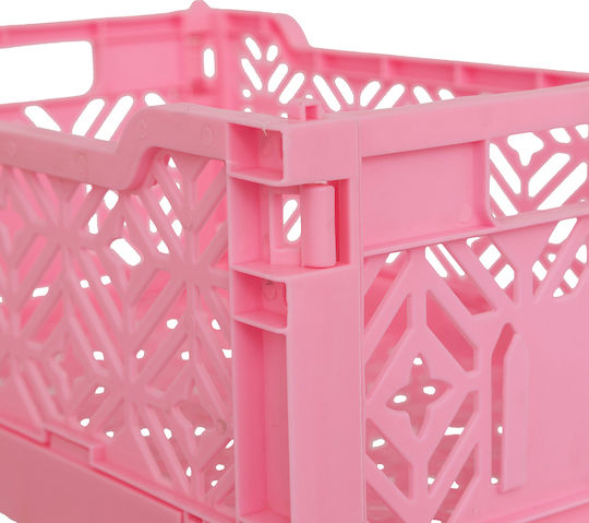 Kinder Aufbewahrungsbox aus Kunststoff Rosa 40x30x15cm 1Stück