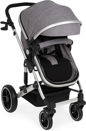 Kikka Boo Darling Adjustable 2 in 1 Baby Stroller Suitable for Newborn Dark Grey 12kg