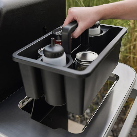 Weber Genesis E-335 Газово Барбекю Чугунена Решетка с 3 бр 17.88кВт и Страничен Нагревател