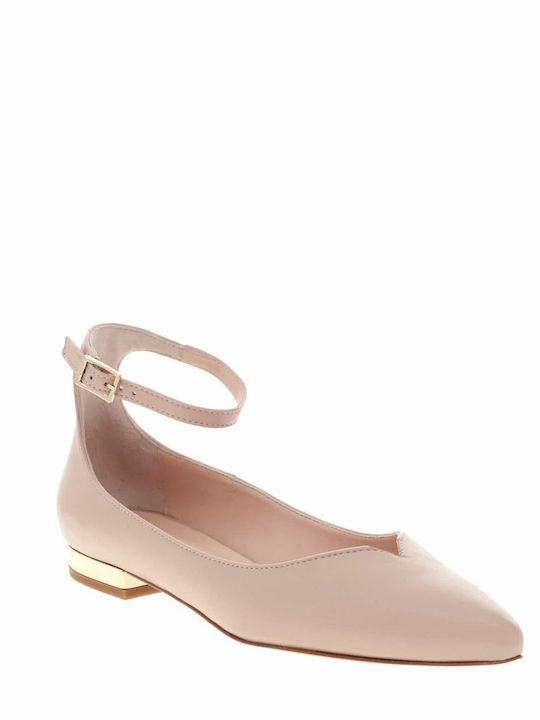 Leather Ballerinas Pink