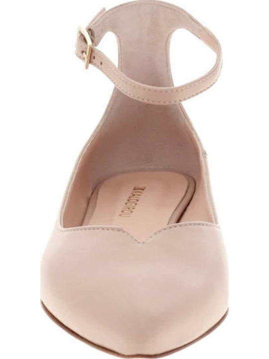 Leather Ballerinas Pink