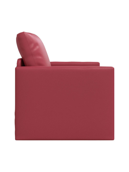din Piele Ecologică Burgundia 74x77x81cm