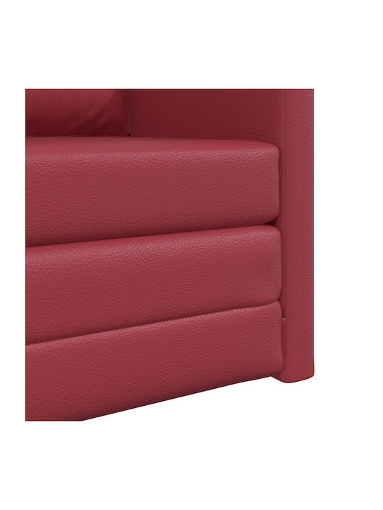din Piele Ecologică Burgundia 74x77x81cm