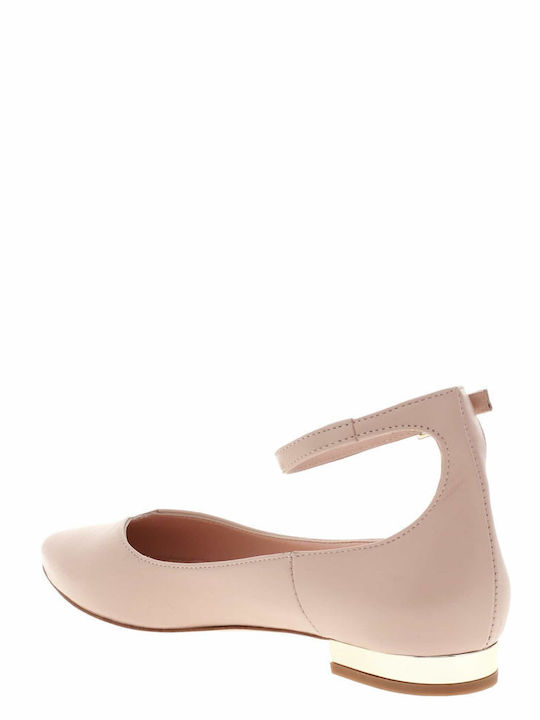 Leather Ballerinas Pink