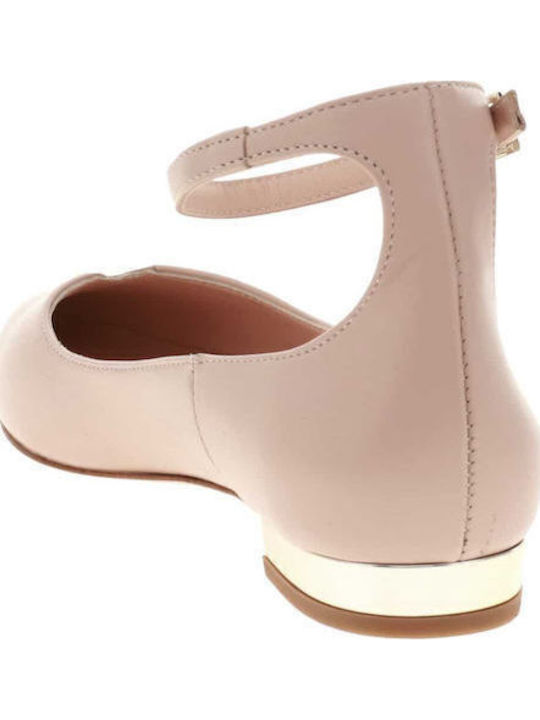 Leather Ballerinas Pink