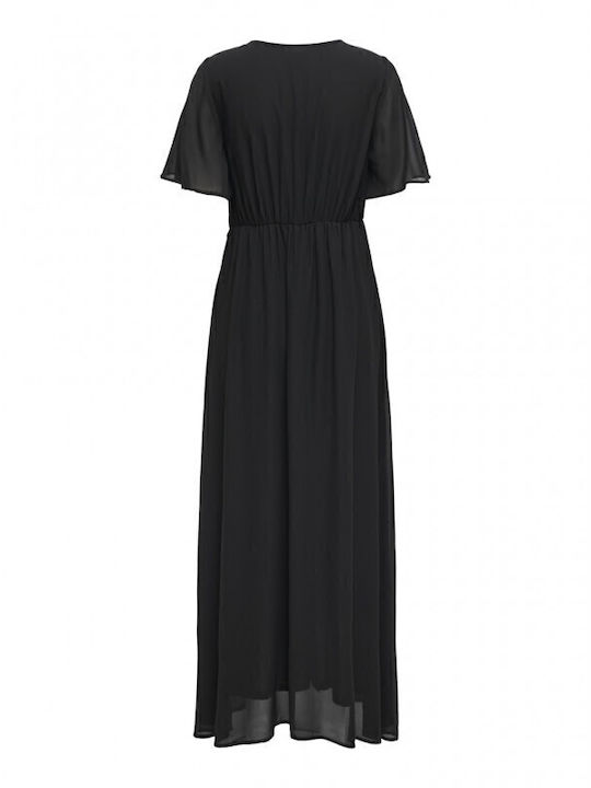 Life Summer Maxi Dress Wrap Black