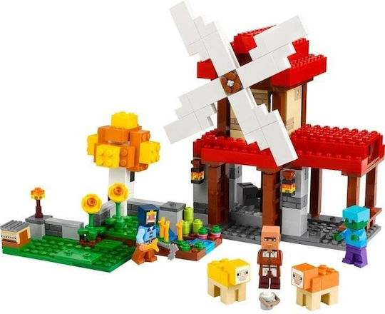 LEGO Minecraft Farm with Windmills για 8+ Ετών 462τμχ