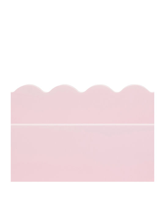 Kids Wooden Bookcase Pink 48x32x60cm