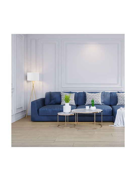 Relaxdays Lampa de podea Î149cm. cu Soclu pentru Bec E27 Alb