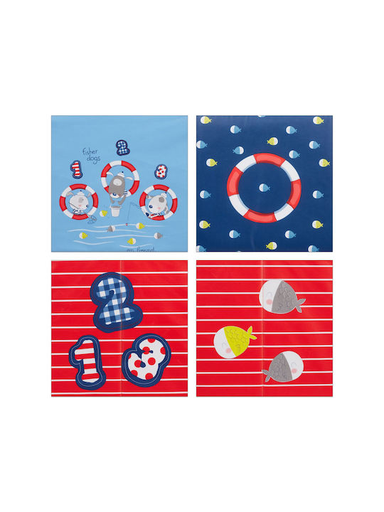 Relaxdays Children's Folding Storage Box made of Fabric 36x60.5x30.5cm 1pcs