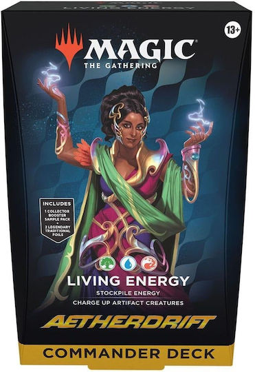 Wizards of the Coast Aetherdrift Commander Magic: The Gathering Commander-Deck Lebendige Energie (EN)