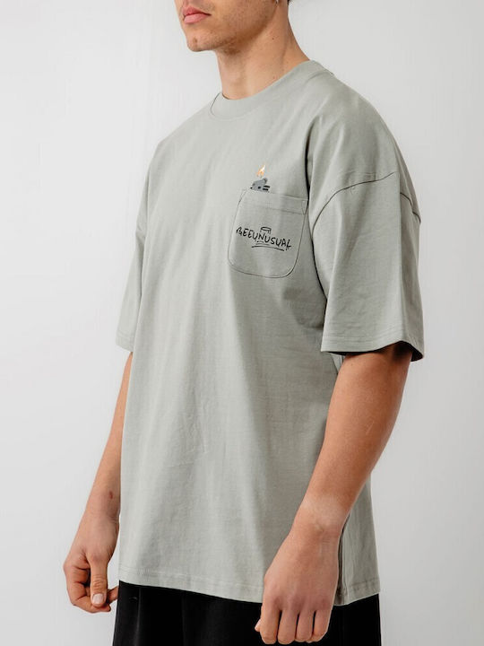 God Smokes T-Shirt Neutral Grau