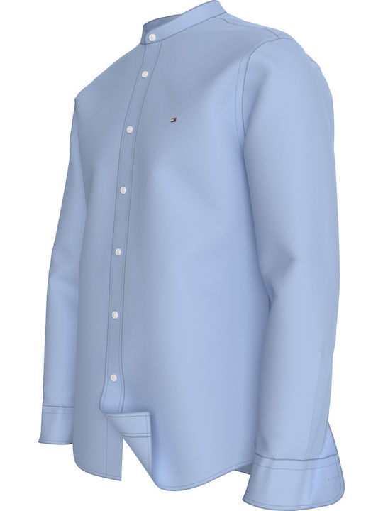 Long Sleeve Cotton Shirt Light Blue