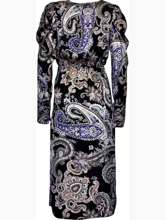Rochie Mini De Seară Wrap-Around Neagră