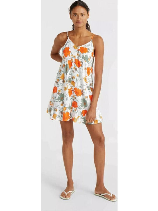 Sommer Mini Damenkleid Weiß