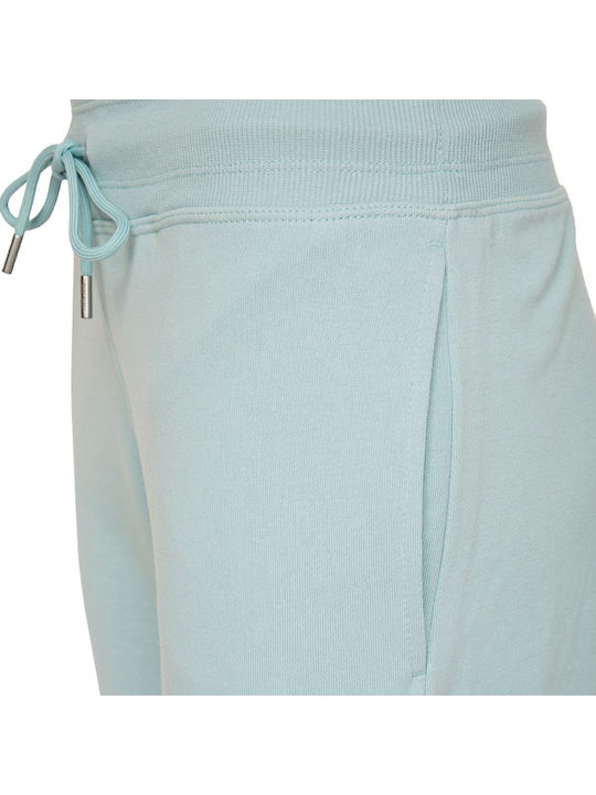 Women's Fabric Trousers Light Blue