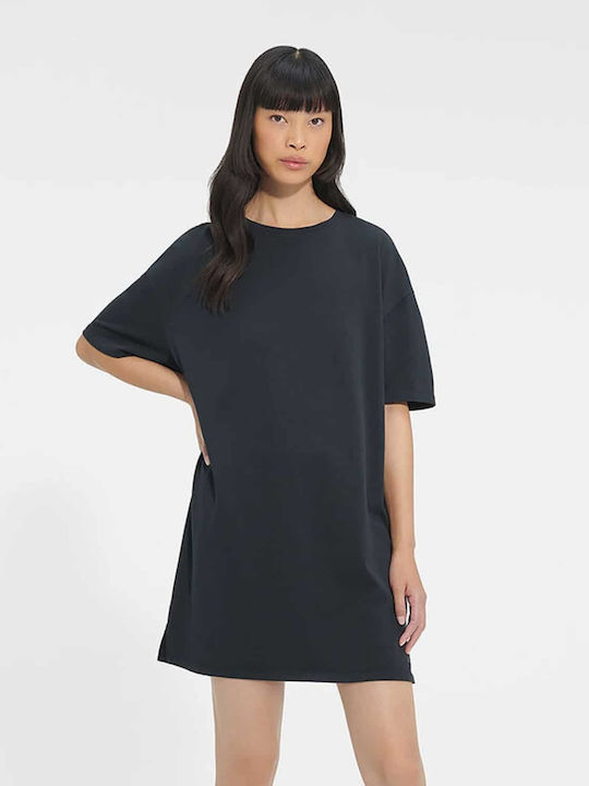 Лятна Mini T-shirt Рокля Черна