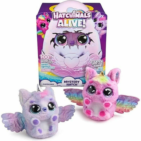 Spin Master Alive Mystery Hatch - Pufficorn Hatchimals for Ages 5+ (Miscellaneous Designs)
