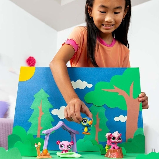 Littlest Pet Shop Spielset Camping Lps 3 Tiere – Basic Fun #00574