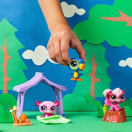 Littlest Pet Shop Spielset Camping Lps 3 Tiere – Basic Fun #00574