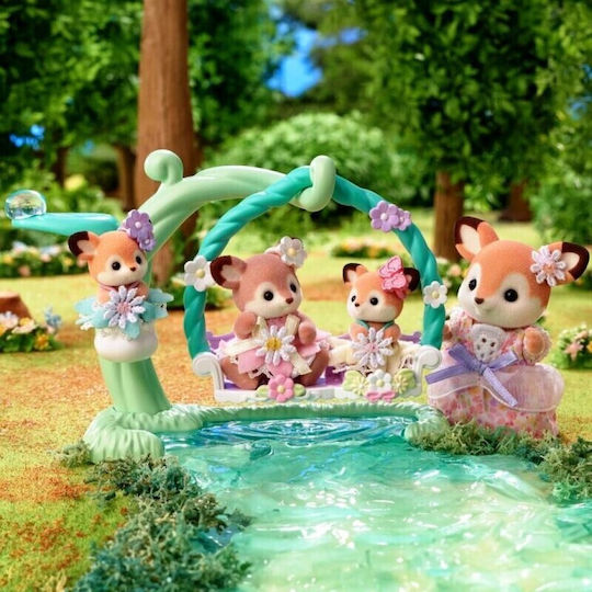 Epoch Toys Babies Floral Swing Sylvanian Families for Ages 3 Plus