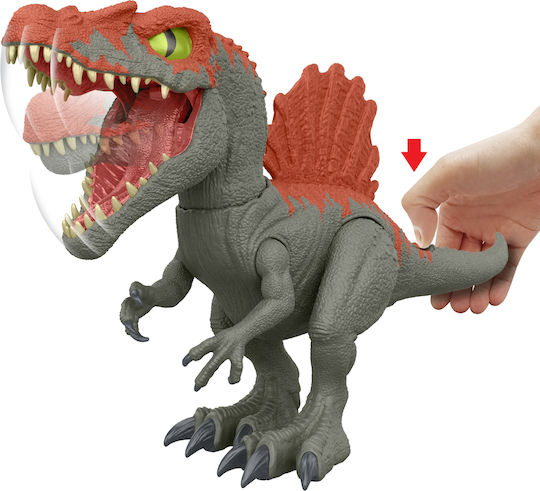 Jurassic World Crushivores Spinosaurus Spargător de Cuști Htp71