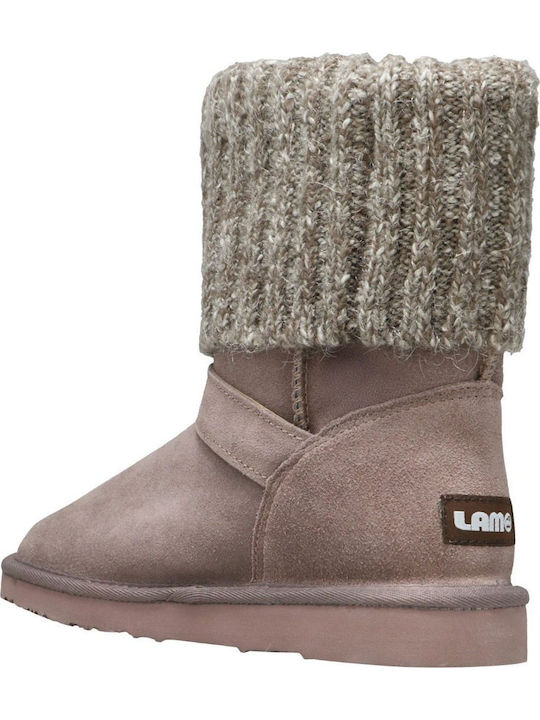 Wildleder Stiefeletten Damen Gray