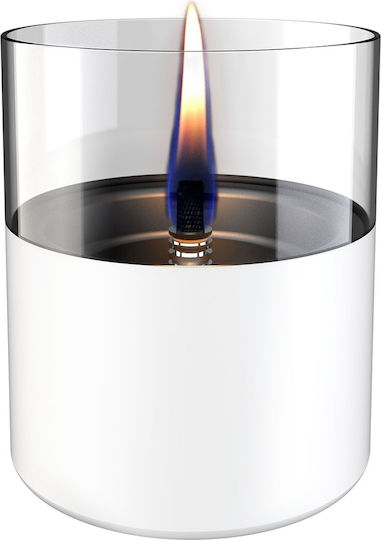 Tenderflame Desktop Bioethanol Fireplace Indoor Outdoor White 10x11.5cm