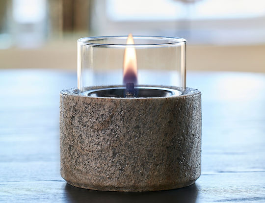Tenderflame Desktop Bioethanol Fireplace Indoor Grey 12.8x13cm