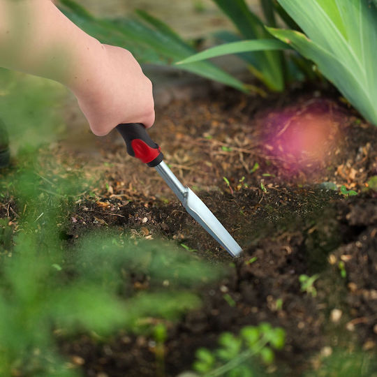 Manual Weed Extractor Garden Relaxdays 3.5 X 4.3 X 37.5 Cm Steel Plastic Rubber Black Red