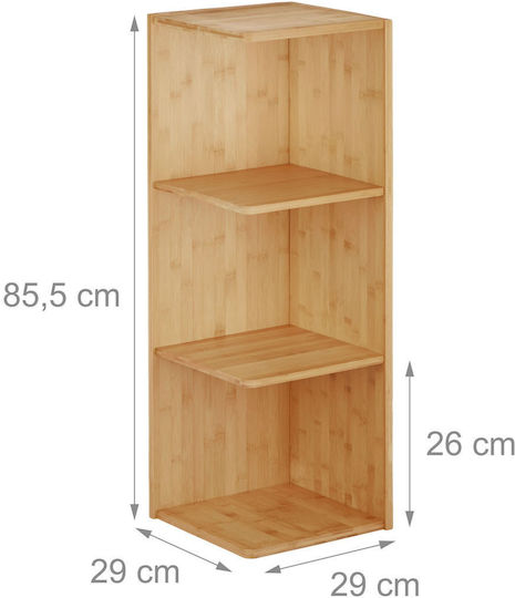 Bibliotecă Colț Maro 85.5x29x29 cm