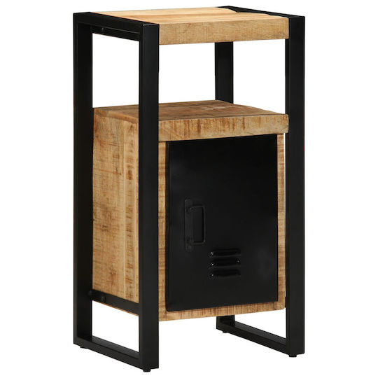 vidaXL Ντουλάπι Μπάνιου 40x35x75cm Μαύρο