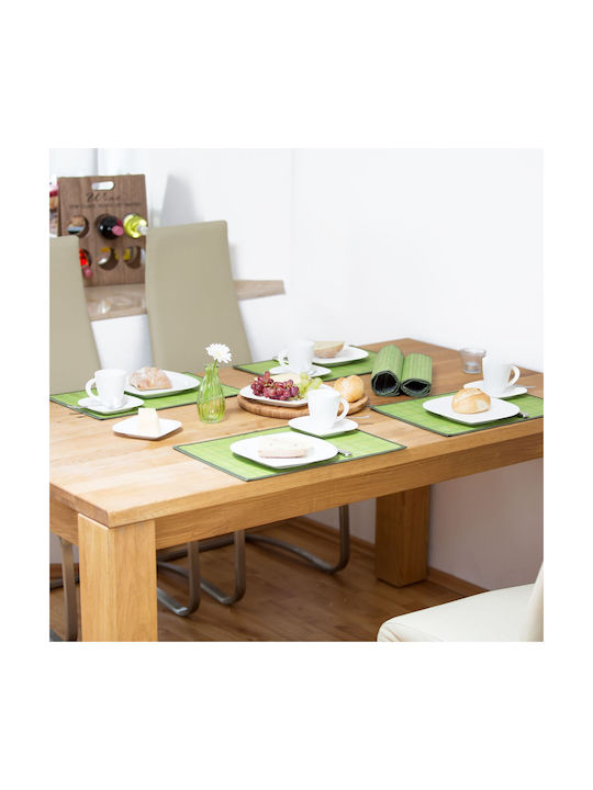 Relaxdays Placemats Bambus Verde 45x30cm 6buc