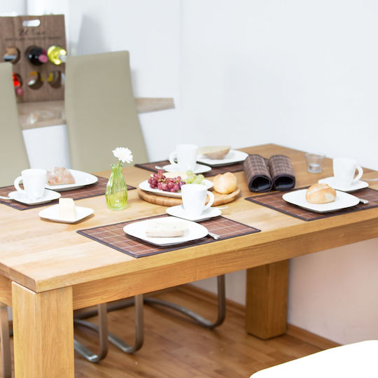 Relaxdays Bamboo Placemats Black 45x30cm 6pcs
