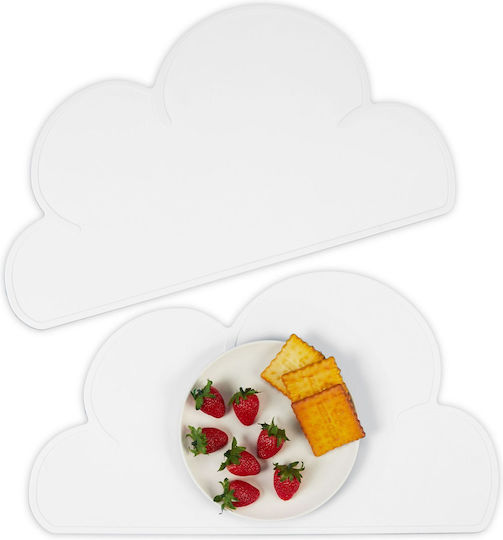 Relaxdays Placemats Plastic Alb 47.5x26.5cm 2buc Relaxdays Placemats Plastic Alb 47.5x26.5cm 2buc