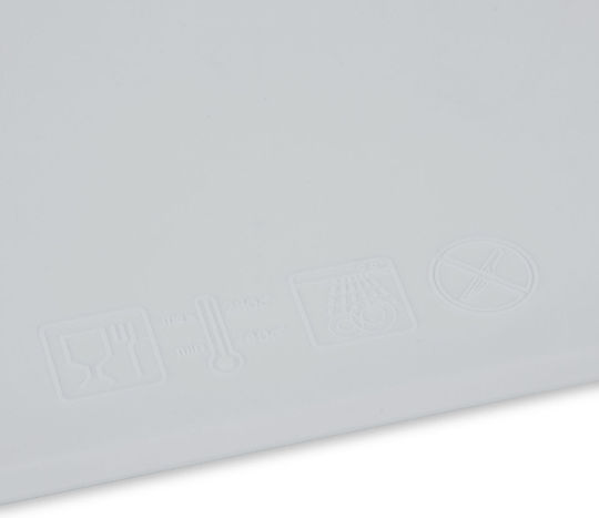 Relaxdays Placemats Plastic Gri 47.5x26.5cm 2buc