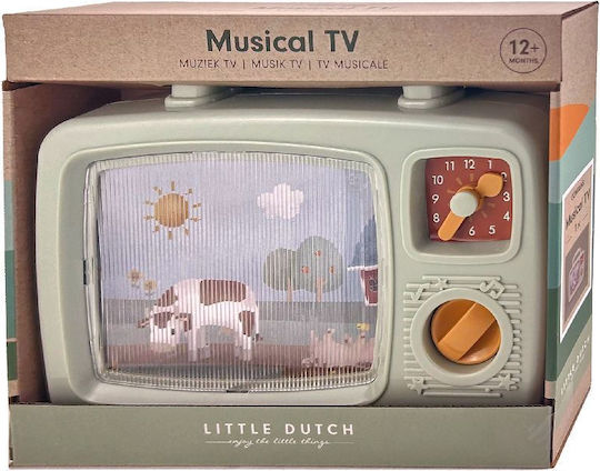Little Dutch Baby Toy Music Television Little Farm with Music for 12++ Months
