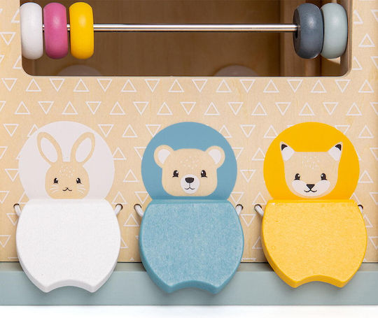 Big Jigs Cub de Activități Cub de activități pentru bebeluși din Lemn cu muzică