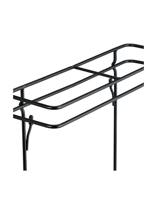 Relaxdays Regenschirmständer Metallisch Schwarz 30.5x30.5x54cm 1Stück