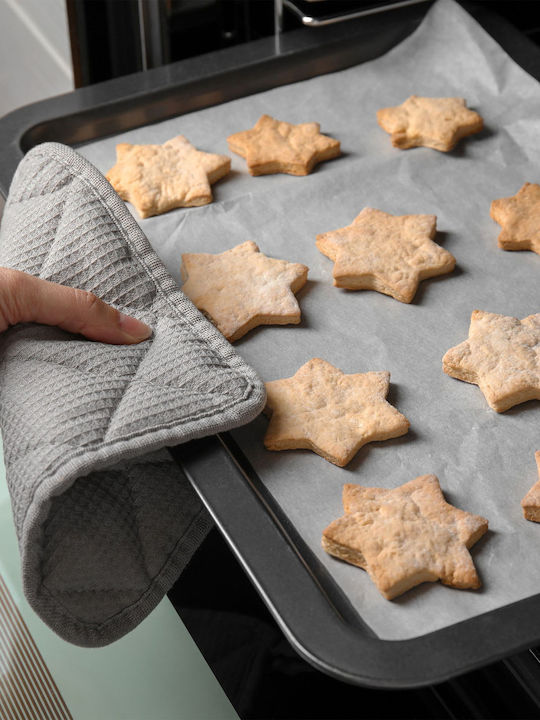 Relaxdays Stainless Steel Rectangular Baking Pan with Lid with Non-stick Coating 32.5x40.5cm
