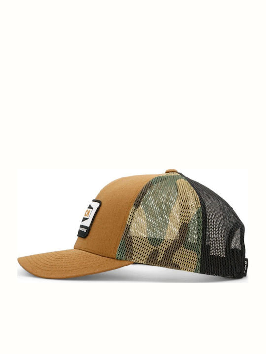 Rvca Mission 2 Trucker Camel Hat Brown
