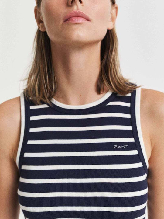 Summer Mini Knitted Dress Dark Blue