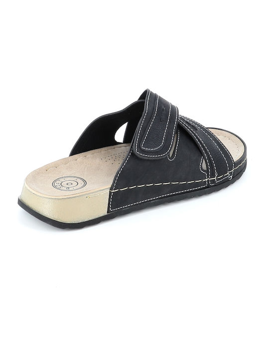Herrensandalen in Schwarz Farbe