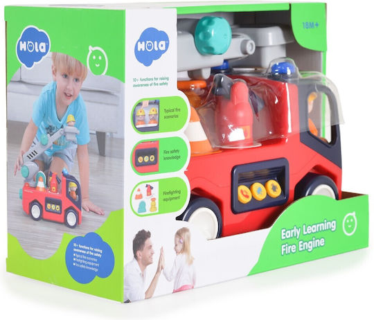 Hola Toys Vehicle with Light and Sounds for 18++ Months