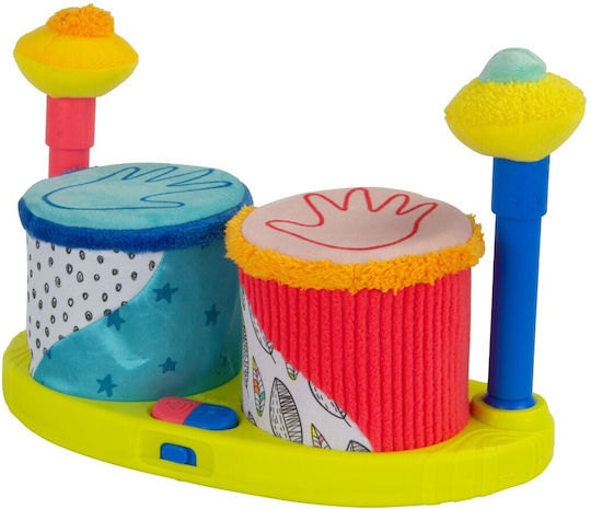 Lamaze Μουσικό Όργανο Drums από Ύφασμα με Ήχους για Νεογέννητα