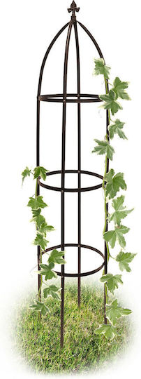 Suport Obelisc pentru Flori de Grădină 190 X 35 X 35 Cm Maro Relaxdays