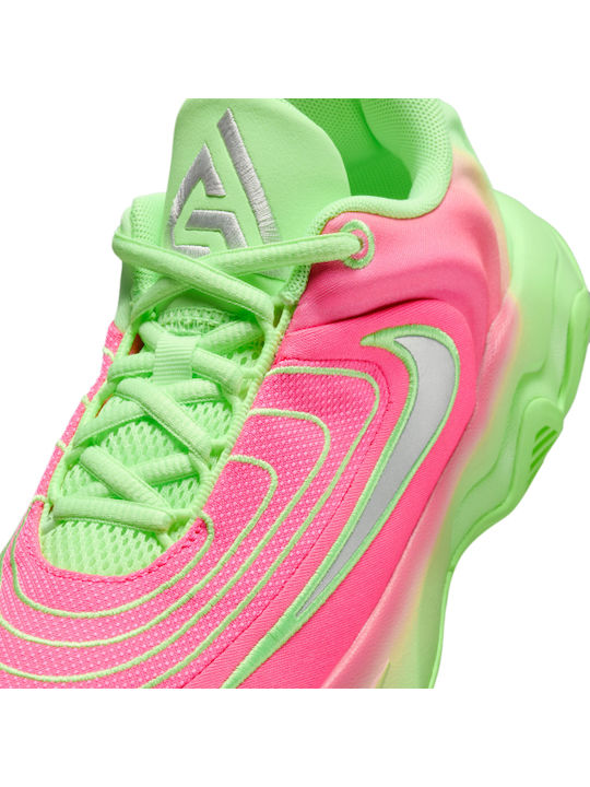 Giannis Immortality 4 Gs Kids Sports Shoes Running with Laces Green
